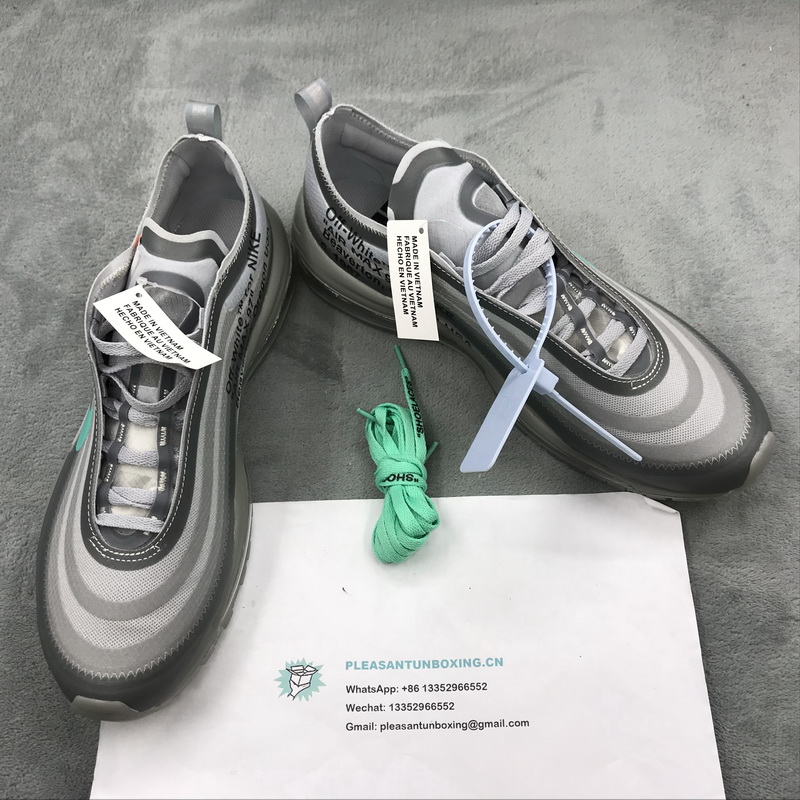 Authentic OFF-WHITE x Nike Air Max 97 Grey